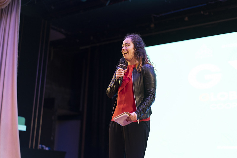 Ana Aguirre at the 2020 Global Youth Forum on Cooperative Entrepreneurship in Malaysia