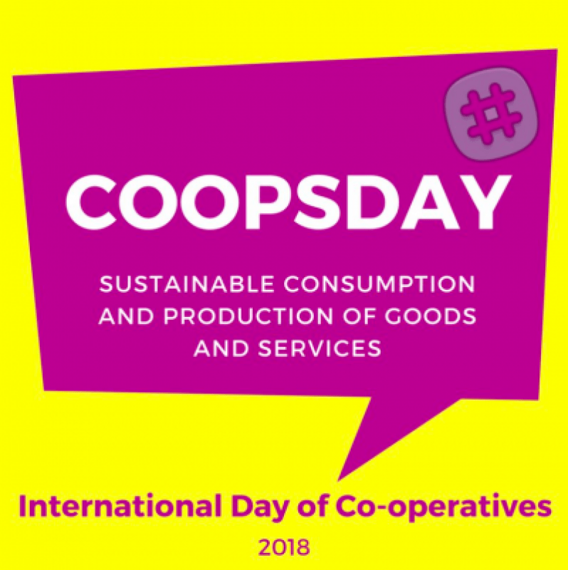 The theme for the 2018 International Day of Co-operatives has been unveiled
