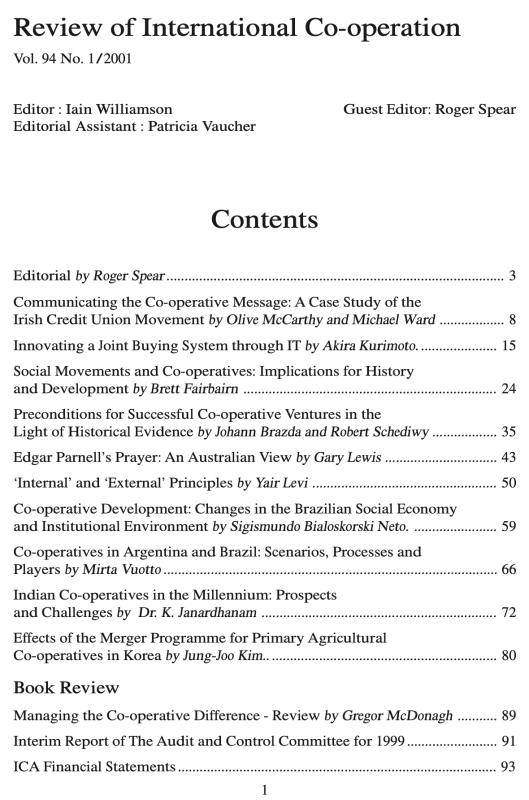 2001 issue - 1