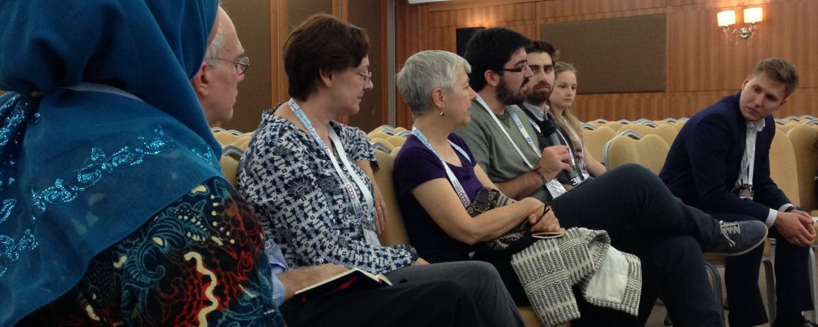 Members of the CCR convene with participants of its Young Scholars Programme at the joint CCR & ILO Co-operatives and the World of Work Conference in Antalya, Turkey in 2015